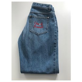 Chanel-Chanel Jeans Collection Pharrell taille 38 .-Bleu clair