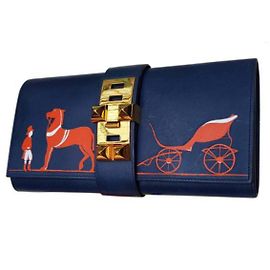 Hermès EMBRAGUE MEDOR 29 Azul