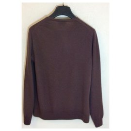 Acne-Clissold O merino wool sweater-Brown