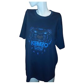 Kenzo camiseta superior Azul marino