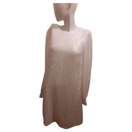 Michael Kors-Sequin dress-White