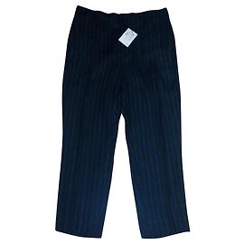 Isabel Marant Etoile Gestreifte Hose Marineblau