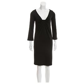 Diane Von Furstenberg Elena wool dress black Black