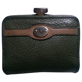 Christian Dior Purses, wallets, cases Khaki