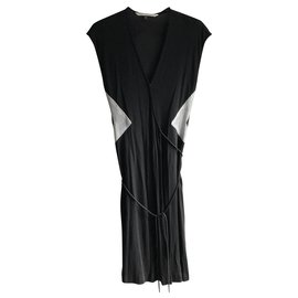 Diane Von Furstenberg-Black and silver dress-Black,Silvery