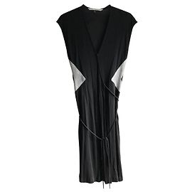 Diane Von Furstenberg Vestido preto e prateado Preto Prata
