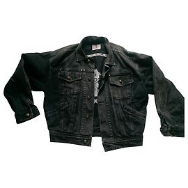 Trussardi Jeans Blazer de Jeans Cinza Oversize Cinza