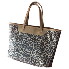 Sac Abaco réversible caramel léopard Caramel