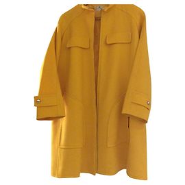 Courreges Wool coat Yellow