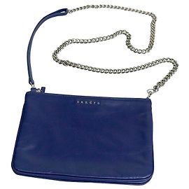 Sac pochette Sandro Addict Bleu