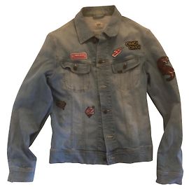 Autre Marque Lee Denim Jacket Light Blue Oversized Light blue