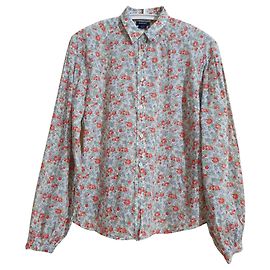 Autre Marque Camisa Gant de algodão com flores Multicor