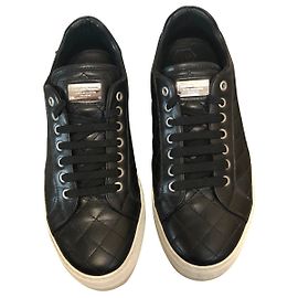 Baskets Philipp Plein en cuir noir taille 39 Noir