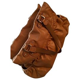 Longchamp Leather Handbag Beige Beige
