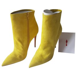 Christian Louboutin-Ankle Boots-Yellow