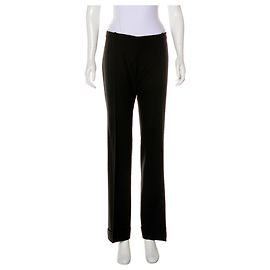Balenciaga Black Wool Pants Black