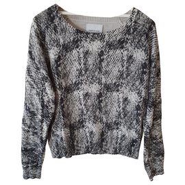 Samsoe & Samsoe Tricots Noir Blanc