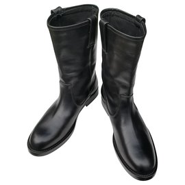 Ralph Lauren-bottes-Noir