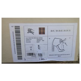 Burberry-Botas Burberry modelo English Heritage Paston39-Negro