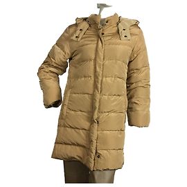 Weekend Max Mara Abrigo acolchado con capucha Caramelo