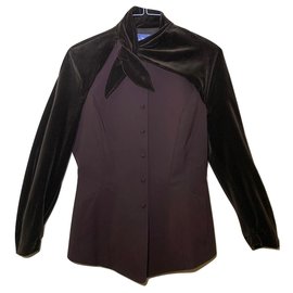 Thierry Mugler-vintage 90s jacket-Brown