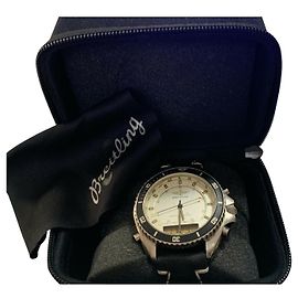 Relógio Breitling Navitimer 3100 Aço Branco Branco