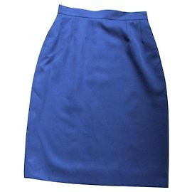 GIVENCHY, navy blue pencil skirt, 38. Navy blue