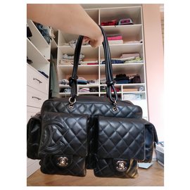 Chanel-Cambon multi tasche-Nero