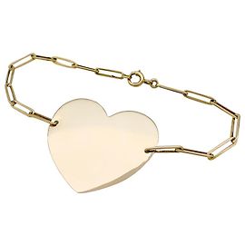 Bracciale a cuore Dinh Van in oro giallo. Altro