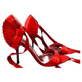 Karen Millen Sandals Dark red