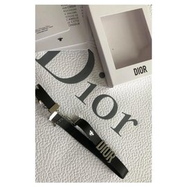 Dior-Armbänder-Schwarz,Silber