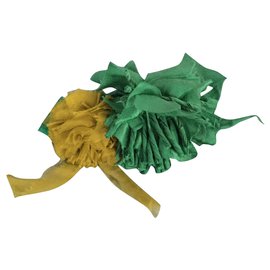 Lanvin-POMPON E CINTURA ELASTICA-Verde