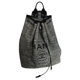 Chanel Deauville Noir Blanc Gris