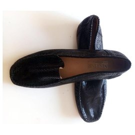 Autre Marque-black loafers for women-Black