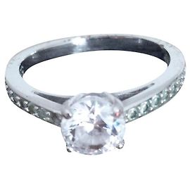 Swarovski argolas Prata