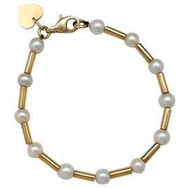 Pulseira Poiray em ouro amarelo e pérolas. Outro