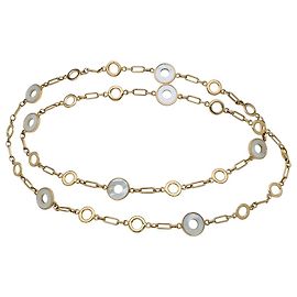 inconnue Collana lunga Aldebert in oro giallo e madreperla. Altro