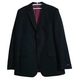 Hugo Boss Black Wool Blazer Black