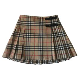 Burberry-Skirts-Beige