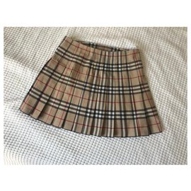Burberry-Skirts-Beige
