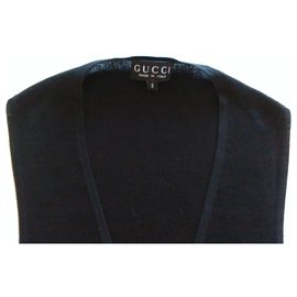 Gucci-Strickoberteil GUCCI Silk-Schwarz