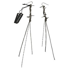 Ann Demeulemeester Orecchini Argento