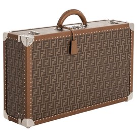 Fendi-Fendi 'FF 1974' suitcase-Brown