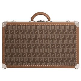 Fendi-Fendi 'FF 1974' suitcase-Brown