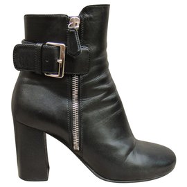 Prada-Prada boots size 37, 5 with signs of wear-Black