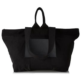 Alexander Wang Schwarz Große Nylontasche mit Logo Schwarz