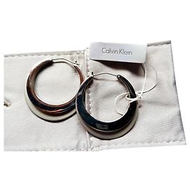 Calvin Klein Brincos Prata