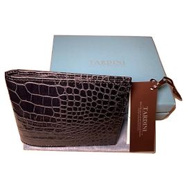 Autre Marque Alligator wallet Black