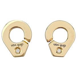 Orecchini Dinh Van, "Manette R7,5", giallo oro, Diamants. Altro