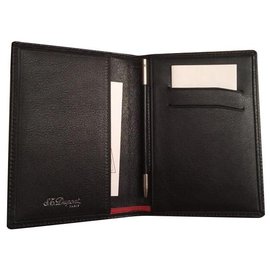 St Dupont-St Dupont Palm cover in calf leather New-Black